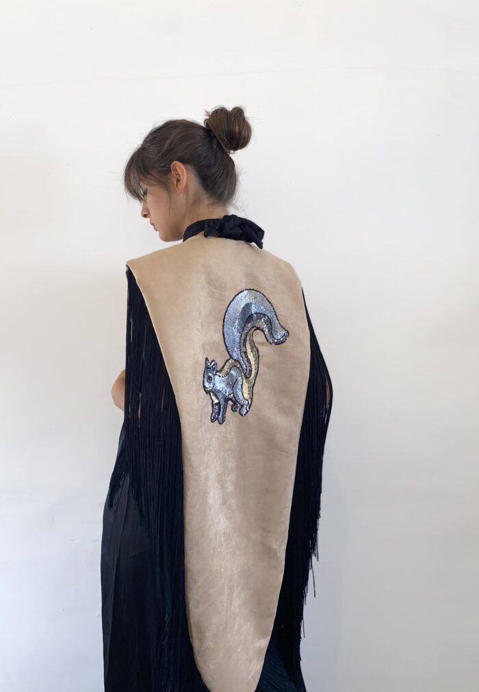 Poncho INTUITION – BEIGE