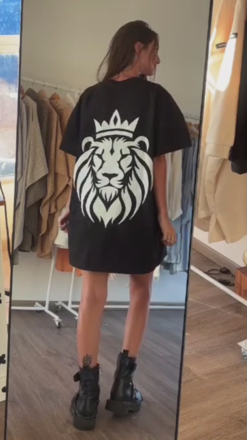 t-shirt OVERSIZE – NEGRO