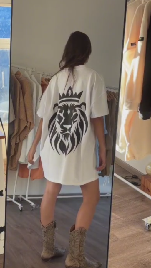 t-shirt OVERSIZE – BLANCO